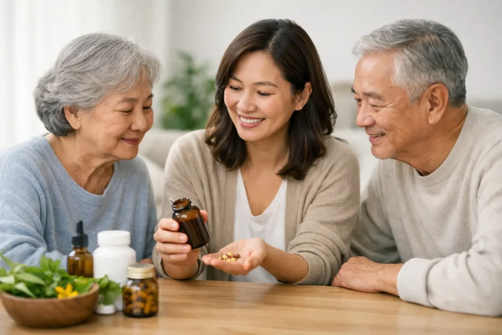 Caring for My Elderly Parents With Natural and Safe Supplements